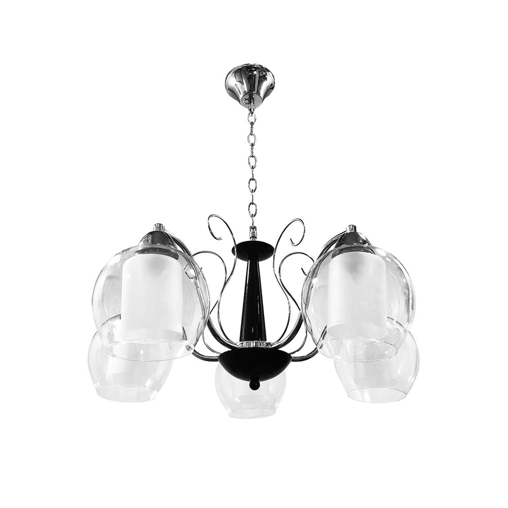 ไฟช่อ EVL HL-22005 สีขาว/ดำ 5 หัว