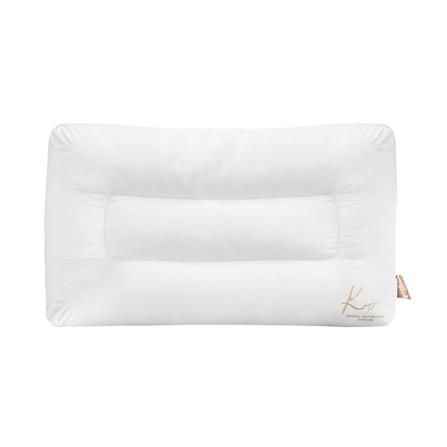 หมอนสุขภาพ ใยสังเคราะห์ KOMFY KREME KOMFORT ไซส์ M 16x27 นิ้ว สีขาว_1