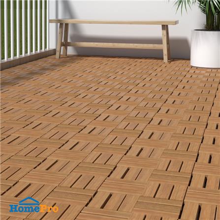 ทางเท้าไม้เต็ง 4 ลายสลับ SPRING 30x30 ซม. แพ็ก 4 ชิ้น_4