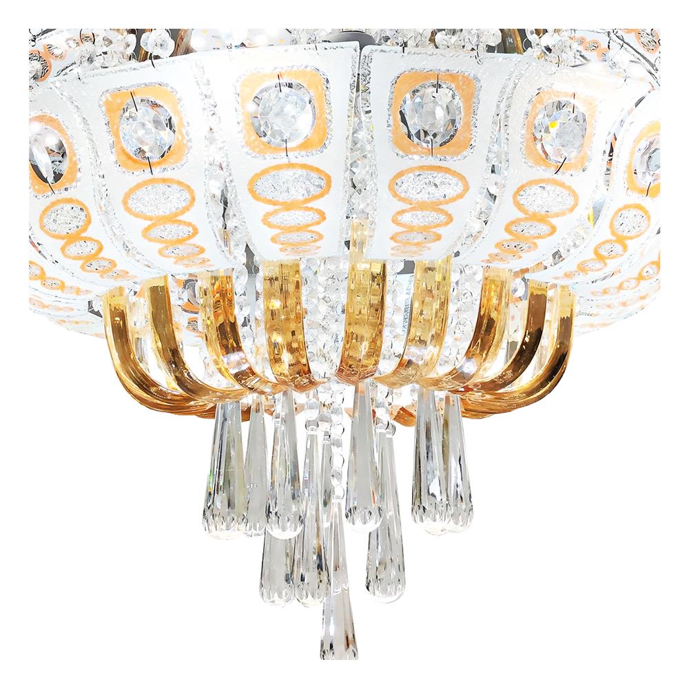 ไฟถาด LED EVL CFC-11022 48 วัตต์ DAYLIGHT/COOL WHITE/WARM WHITE สีขาว/ทอง 8 หัว