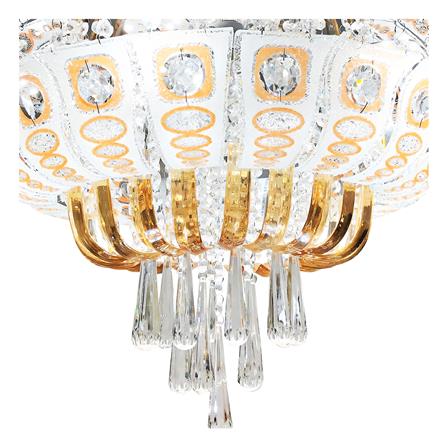 ไฟถาด LED EVL CFC-11022 48 วัตต์ DAYLIGHT/COOL WHITE/WARM WHITE สีขาว/ทอง 8 หัว_1