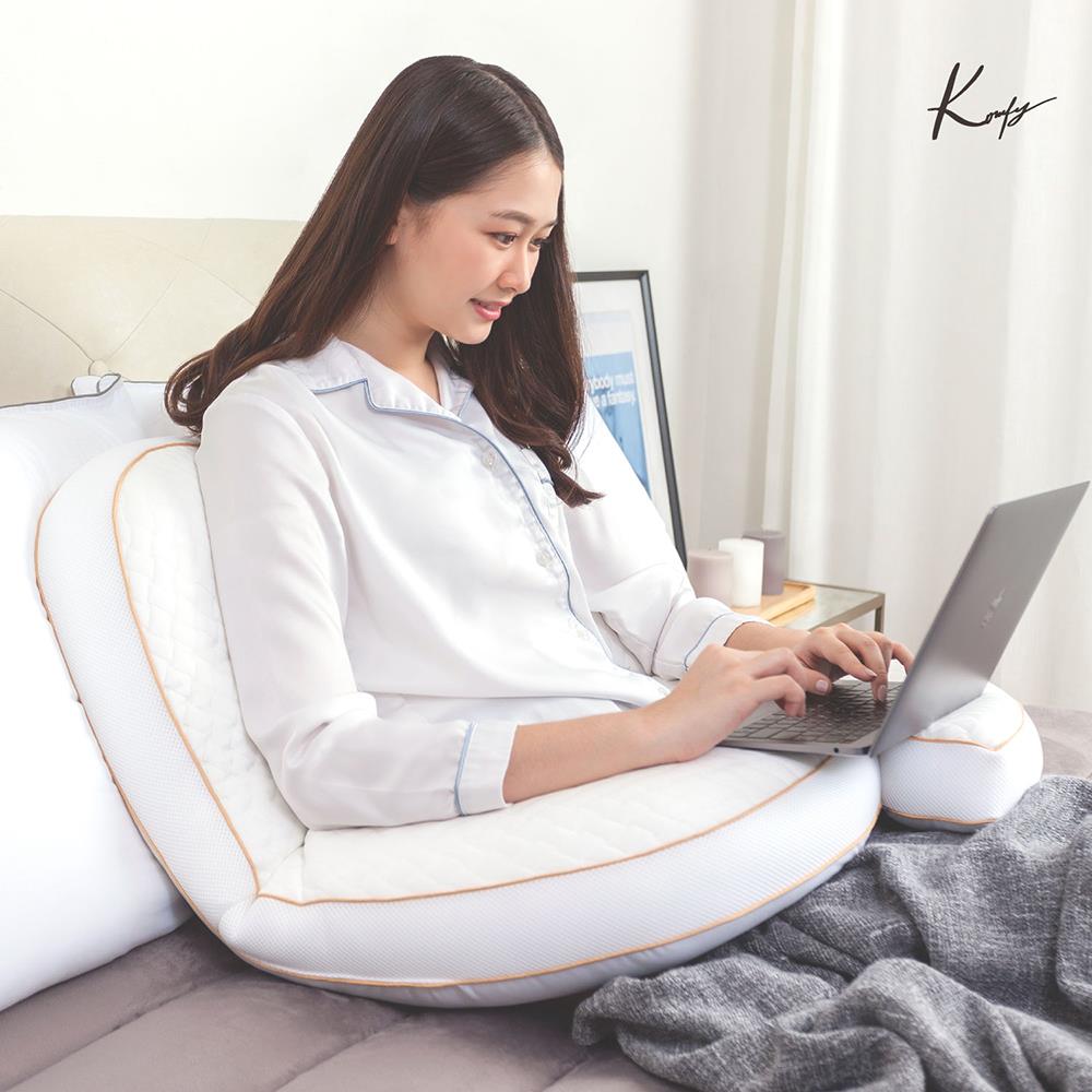 หมอนสุขภาพ ใยสังเคราะห์ KOMFY KOOL KOMFORT KALM 17x37 นิ้ว สีขาว