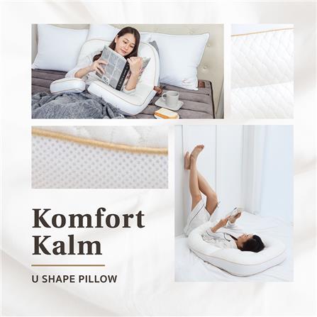 หมอนสุขภาพ ใยสังเคราะห์ KOMFY KOOL KOMFORT KALM 17x37 นิ้ว สีขาว_3