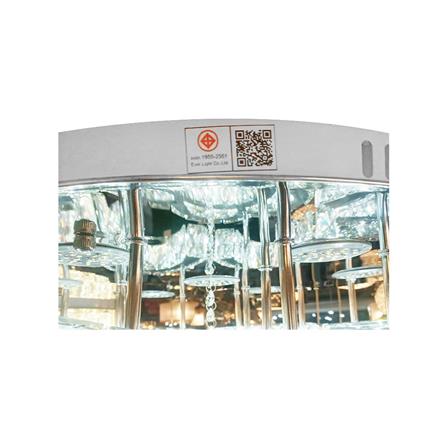 ไฟถาด LED EVL CFC-11036 60 วัตต์ DAYLIGHT/COOL WHITE/WARM WHITE สีเงิน 8+1 หัว_1