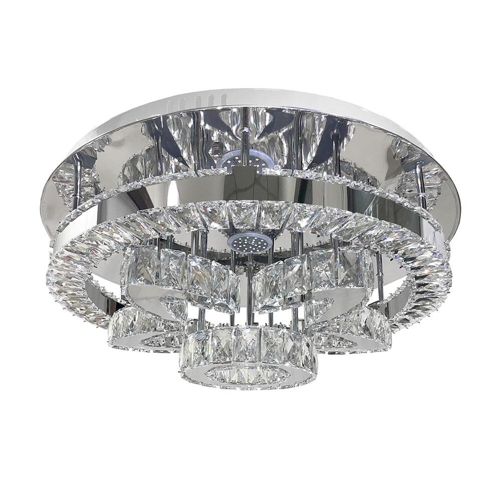 ไฟถาด LED EVL CFC-11038 48 วัตต์ DAYLIGHT/COOL WHITE/WARM WHITE สีเงิน 7+1 หัว