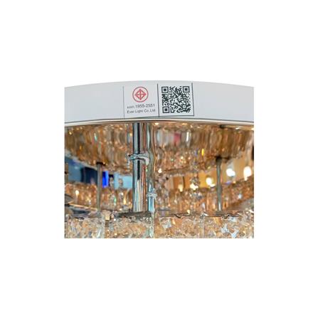 ไฟถาด LED EVL CFC-11039 48 วัตต์ DAYLIGHT/COOL WHITE/WARM WHITE สีเงิน 5+1 หัว_1