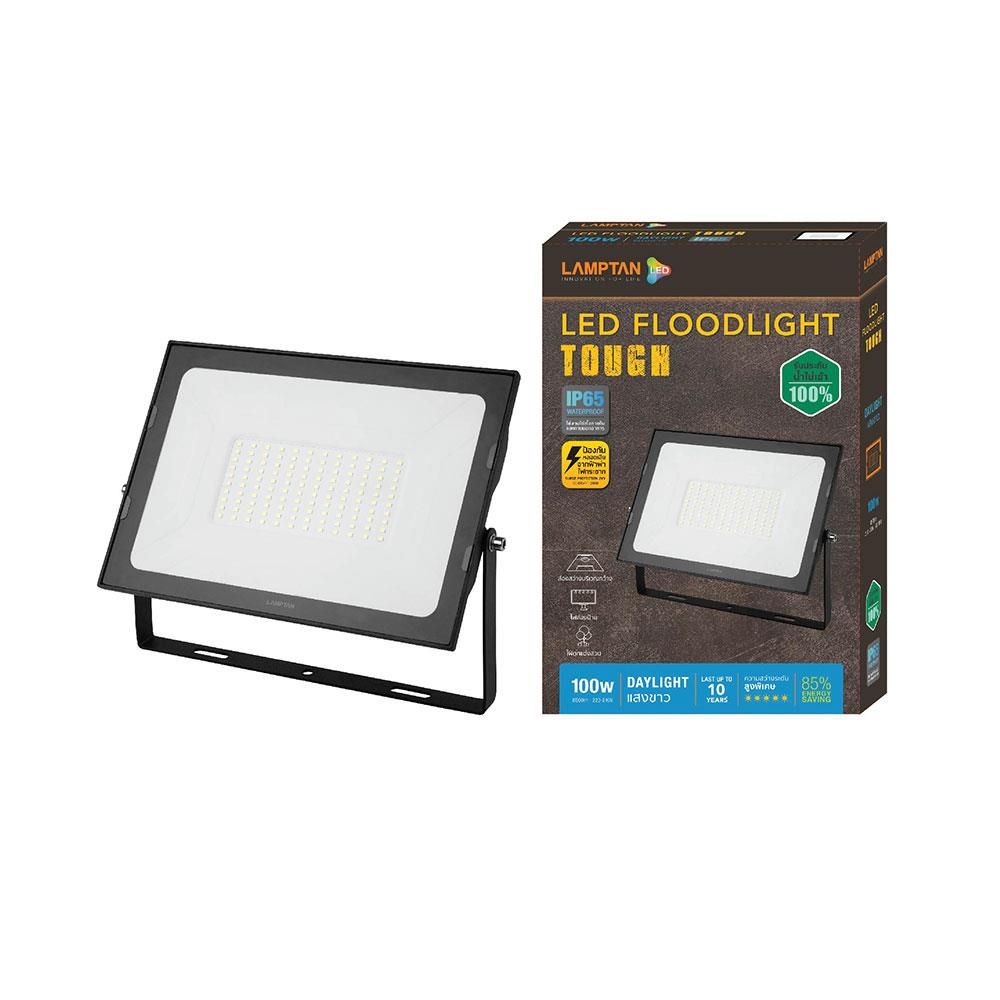 สปอตไลท์ภายนอก LED LAMPTAN TOUGH 100 วัตต์ DAYLIGHT สีดำ