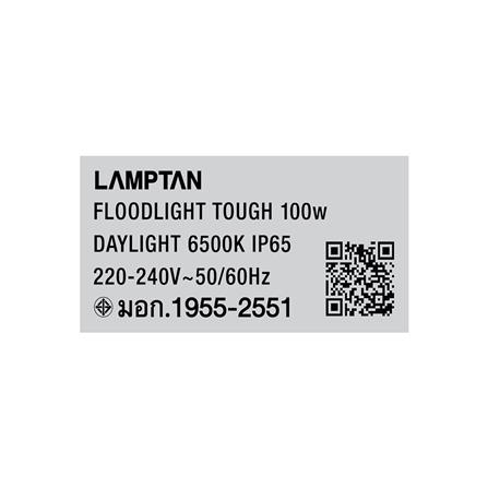 สปอตไลท์ภายนอก LED LAMPTAN TOUGH 100 วัตต์ DAYLIGHT สีดำ_5