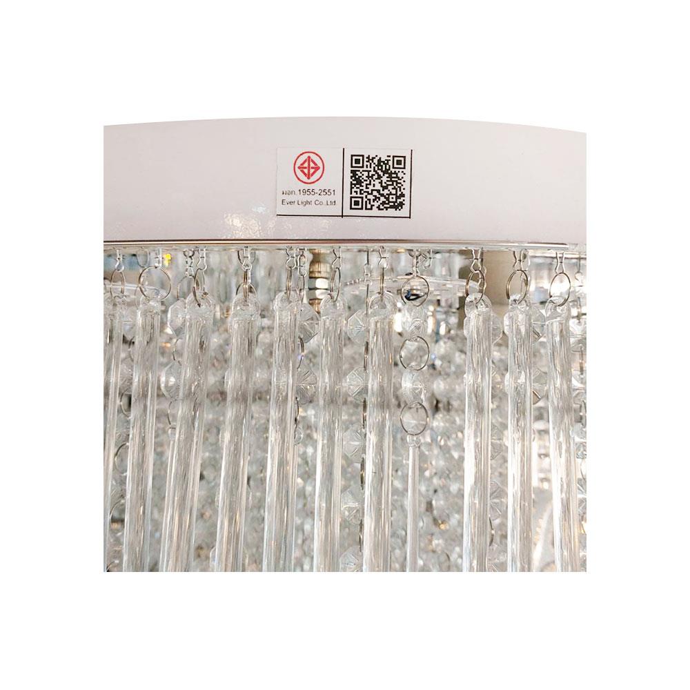 ไฟถาด LED EVL CFC-11026 48 วัตต์ DAYLIGHT/COOL WHITE/WARM WHITE สีขาว 8 หัว