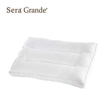 หมอนสุขภาพ ใยสังเคราะห์ SERA GRANDE BALL FIBER 60x38x10 ซม. สีขาว_0