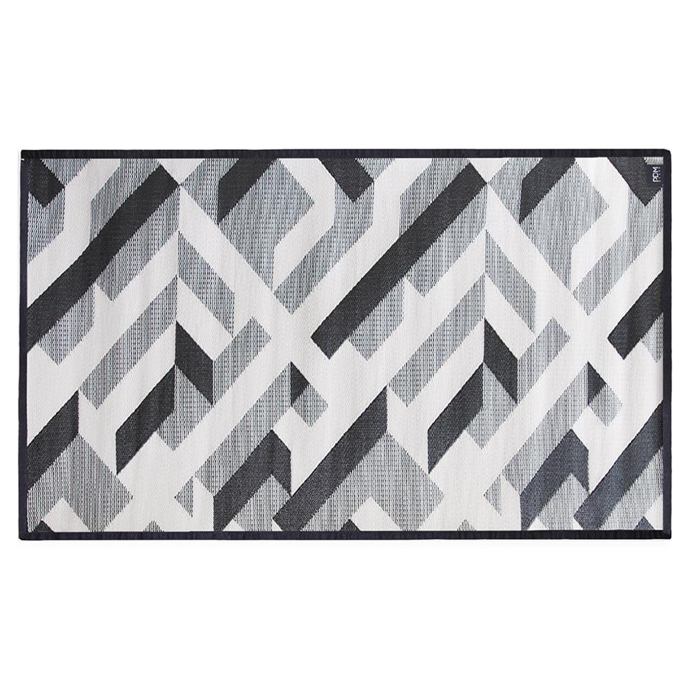 เสื่ออเนกประสงค์ PDM BRAND AVALON 150x240 ซม. สีขาว-ดำ