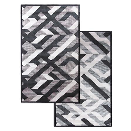 เสื่ออเนกประสงค์ PDM BRAND AVALON 150x240 ซม. สีขาว-ดำ_3