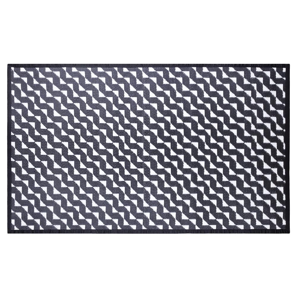 เสื่ออเนกประสงค์ PDM BRAND STRIDE 180x270 ซม. สีขาว-ดำ