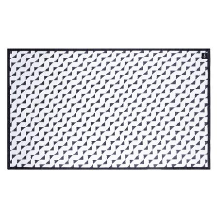 เสื่ออเนกประสงค์ PDM BRAND STRIDE 180x270 ซม. สีขาว-ดำ