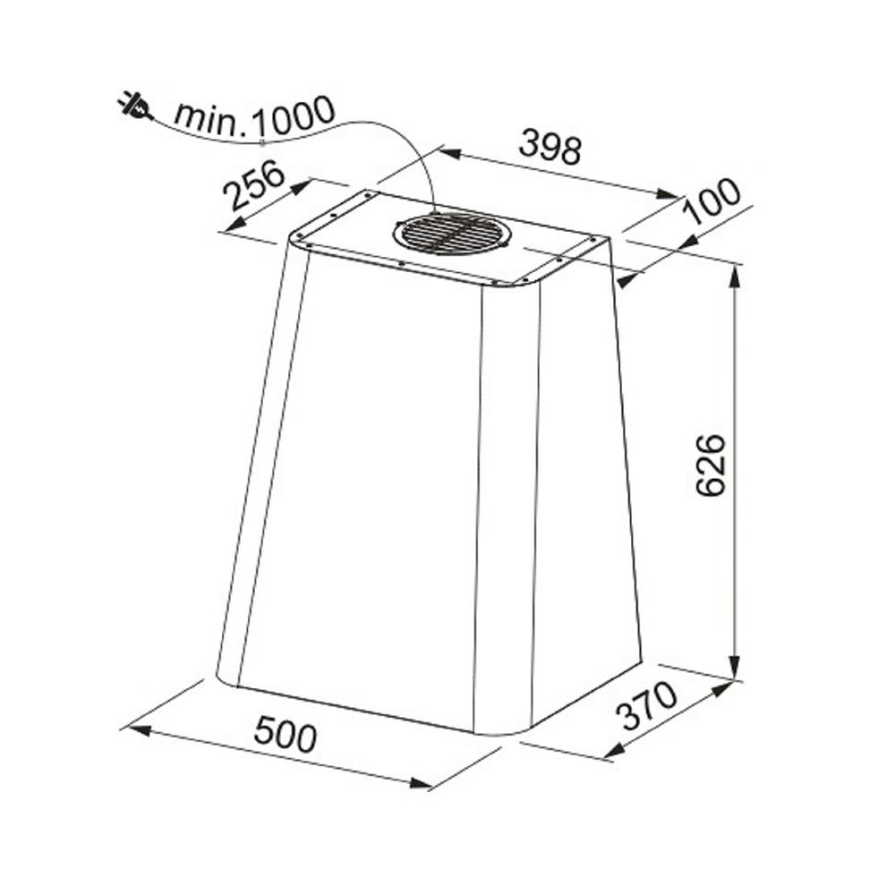 เครื่องดูดควันกระโจม FRANKE FSMD508YL 50 ซม.