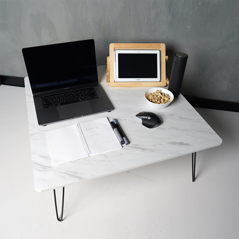 โต๊ะญี่ปุ่นเหลี่ยม FASTTECT MARBLE 80 ซม. ลายหินอ่อนขาว