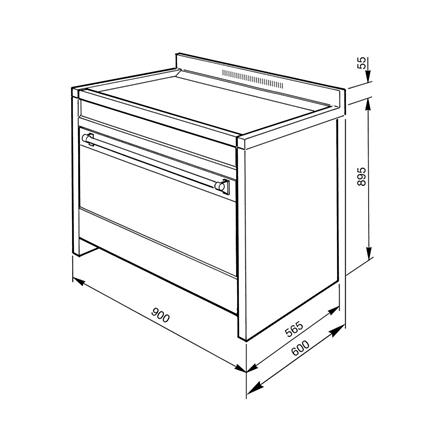 เตาปรุงอาหารแก๊ส SMEG A1-9_5