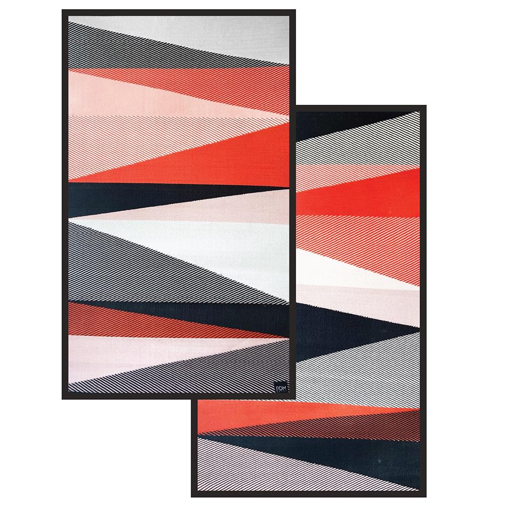 เสื่ออเนกประสงค์ PDM BRAND MURIA 180x270 ซม. สีส้ม-ดำ