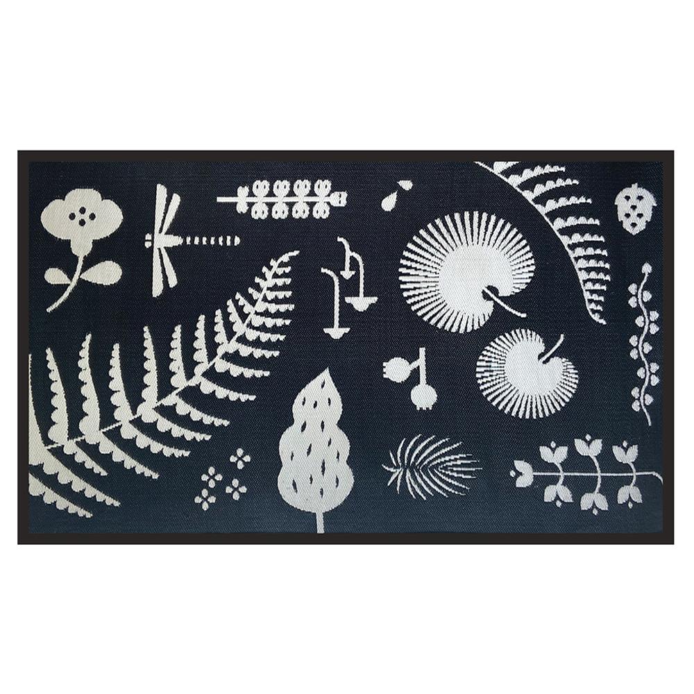 เสื่ออเนกประสงค์ PDM BRAND HORTUS 150x240 ซม. สีขาว-ดำ