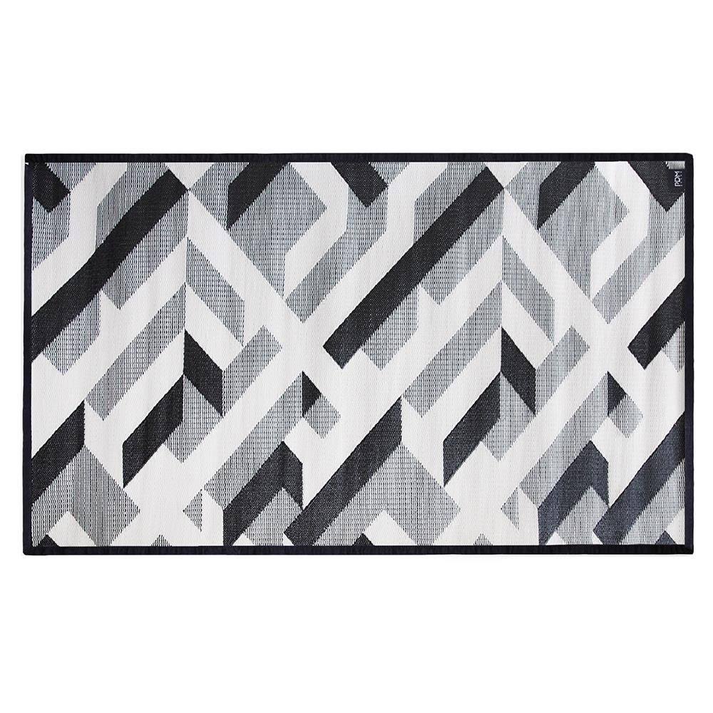 เสื่ออเนกประสงค์ PDM BRAND AVALON 180x270 ซม. สีขาว-ดำ