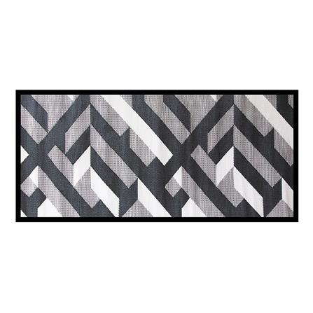 เสื่ออเนกประสงค์ PDM BRAND AVALON 90X200 ซม. สีขาว/ดำ