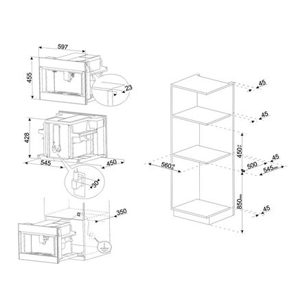เครื่องชงกาแฟบิวท์อิน SMEG CMS4303X_3