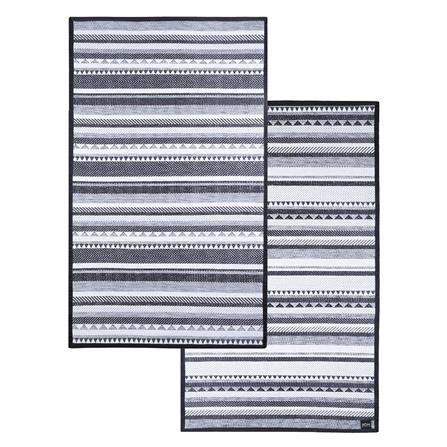 เสื่ออเนกประสงค์ PDM BRAND INARI 150X240 ซม. สีขาว-ดำ_3