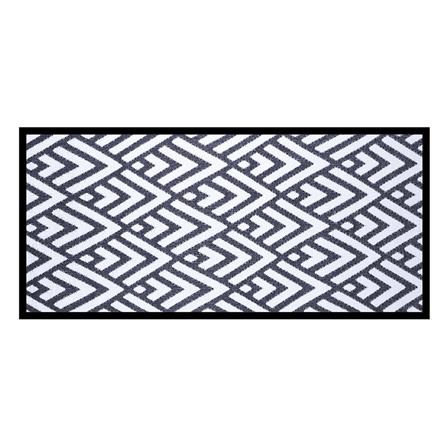 เสื่ออเนกประสงค์ PDM BRAND KAIKU 90x200 ซม. สีขาว-ดำ