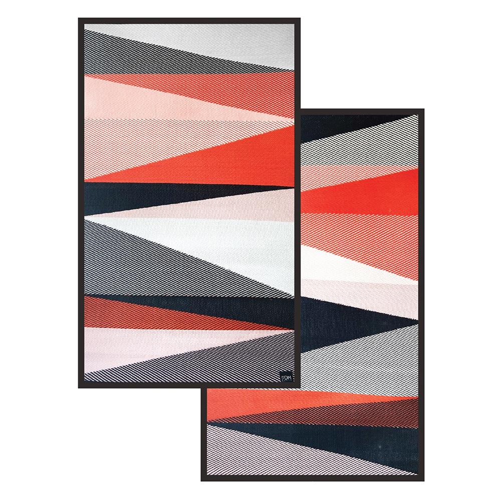 เสื่ออเนกประสงค์ PDM BRAND MURIA 150x240 ซม. สีส้ม-ดำ