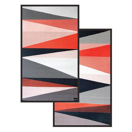 เสื่ออเนกประสงค์ PDM BRAND MURIA 150x240 ซม. สีส้ม-ดำ_3