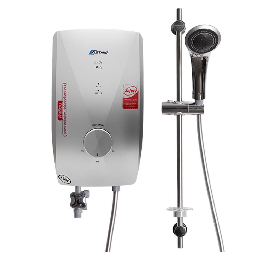 เครื่องทำน้ำอุ่น ASTINA IM-9E 4500 วัตต์ สีเงิน