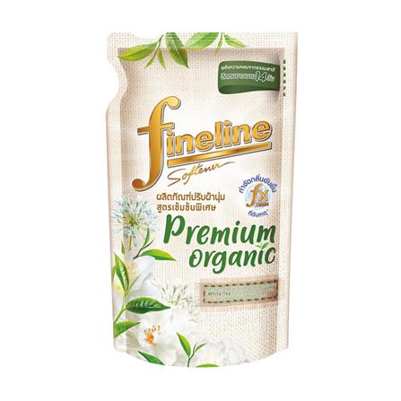 รีฟิลน้ำยาปรับผ้านุ่ม FINELINE PREMIUM ORGANIC 450 มล. WHITE TEA
