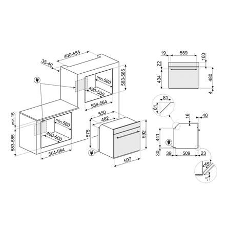 เตาอบฝังดิจิตอล SMEG SF800AO_2