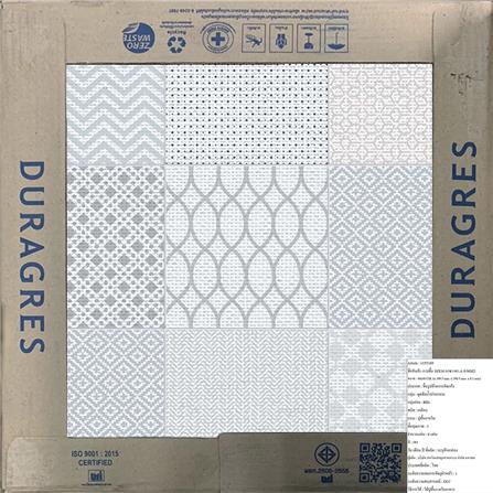 กระเบื้องพื้น 16x16 นิ้ว DURAGRES ลาซา เทา 0.96M2_6