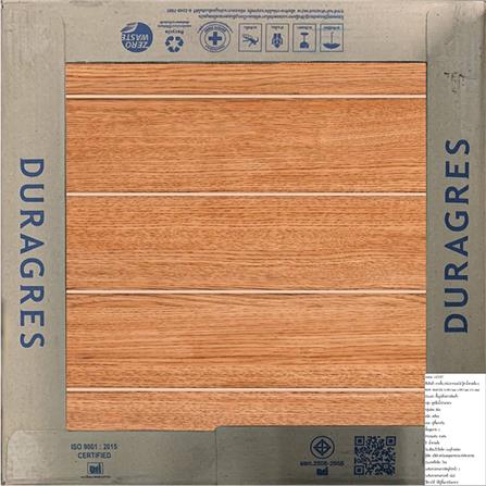 กระเบื้องพื้น 16x16 นิ้ว DURAGRES คาเบลโล่ วู๊ด น้ำตาลเข้ม A 0.92M2_5