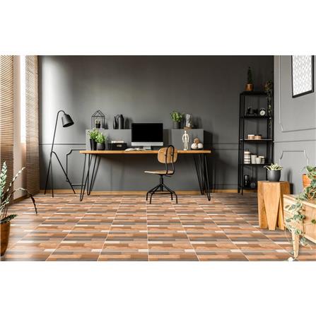 กระเบื้องพื้น 16x16 นิ้ว DURAGRES เอดวิน น้ำตาล A 0.96M2_3