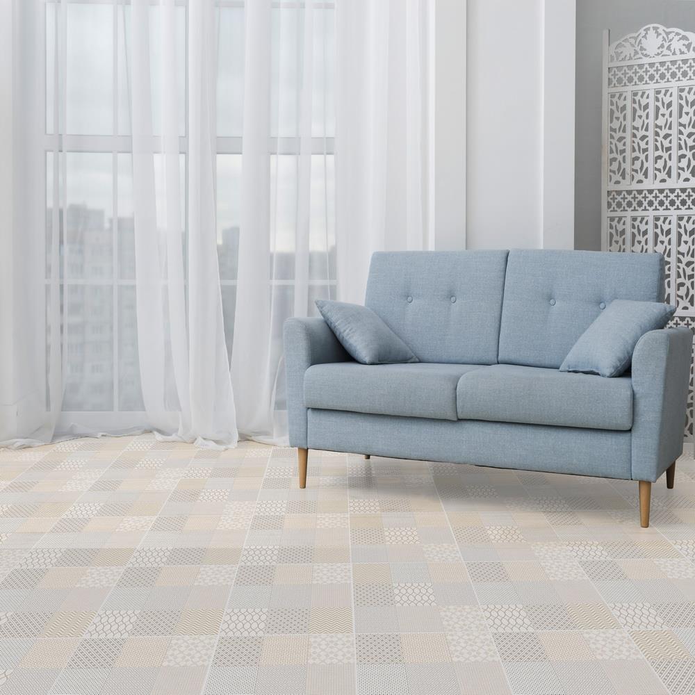 กระเบื้องพื้น 16x16 นิ้ว DURAGRES ลาซา เบจ 0.96M2