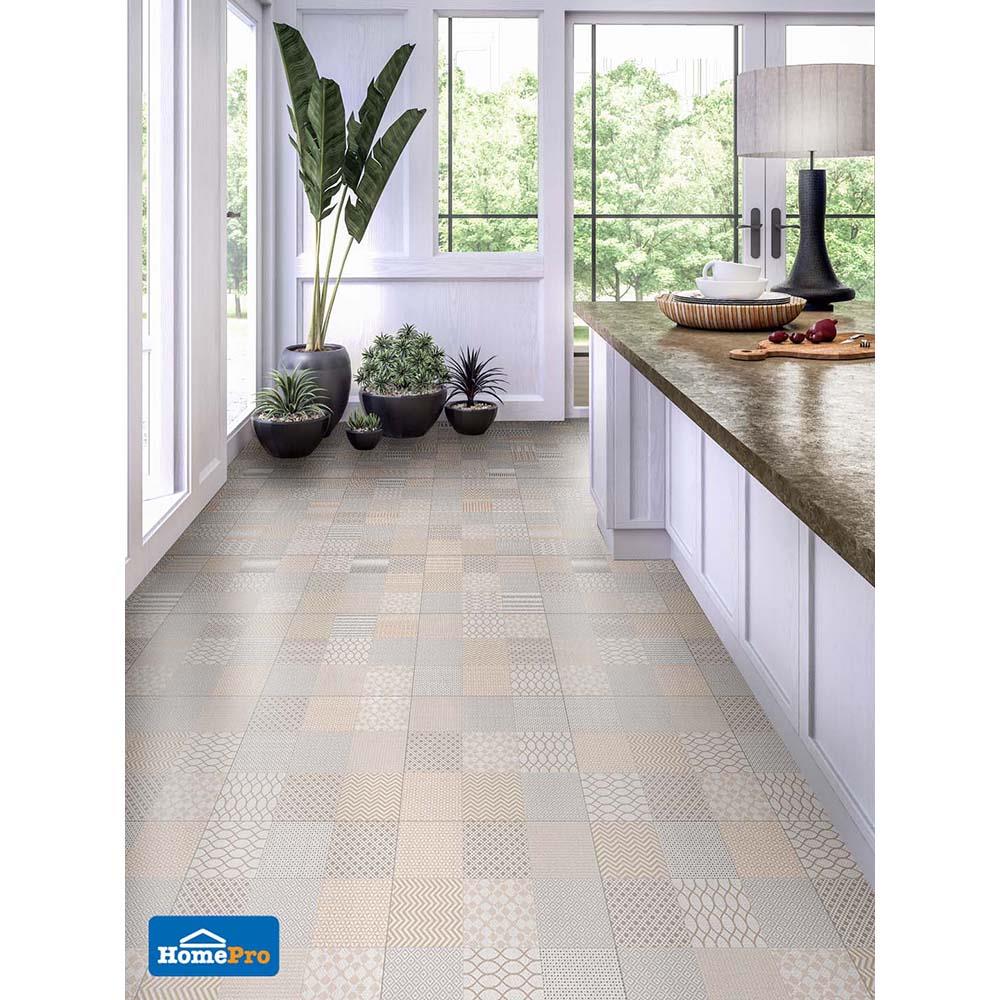 กระเบื้องพื้น 16x16 นิ้ว DURAGRES ลาซา เบจ 0.96M2