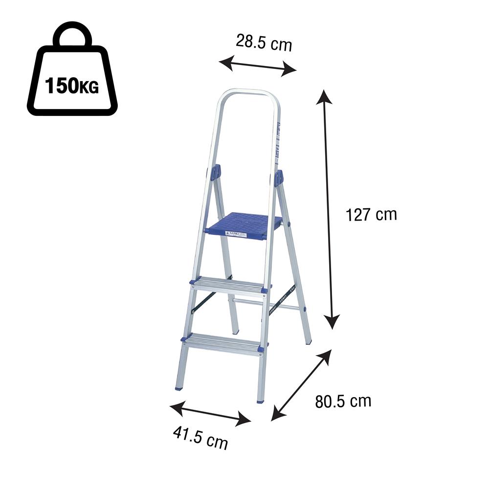 บันไดทรง A มีมือจับ SANKI 3 ขั้น