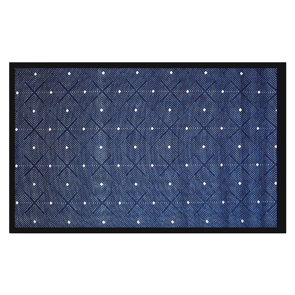 เสื่ออเนกประสงค์ PDM BRAND EASE 150x240 ซม. สีน้ำเงิน-ขาว