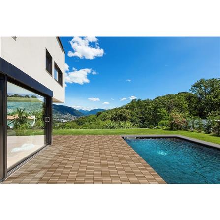 กระเบื้องพื้นพอร์ซเลน  40x40 ซม. CERGRES ลีย่า น้ำตาล A 0.96M2_5