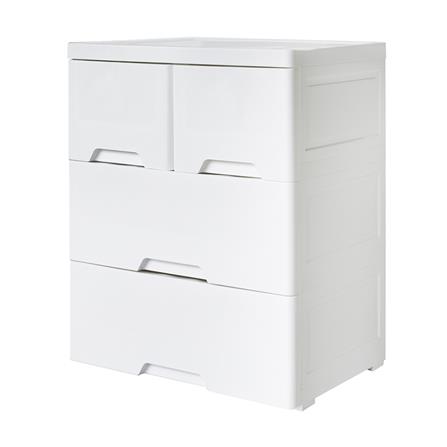 ตู้ลิ้นชัก 3 ชั้นทึบ STACKO NEAT 58x40x70.5 ซม. สีขาว