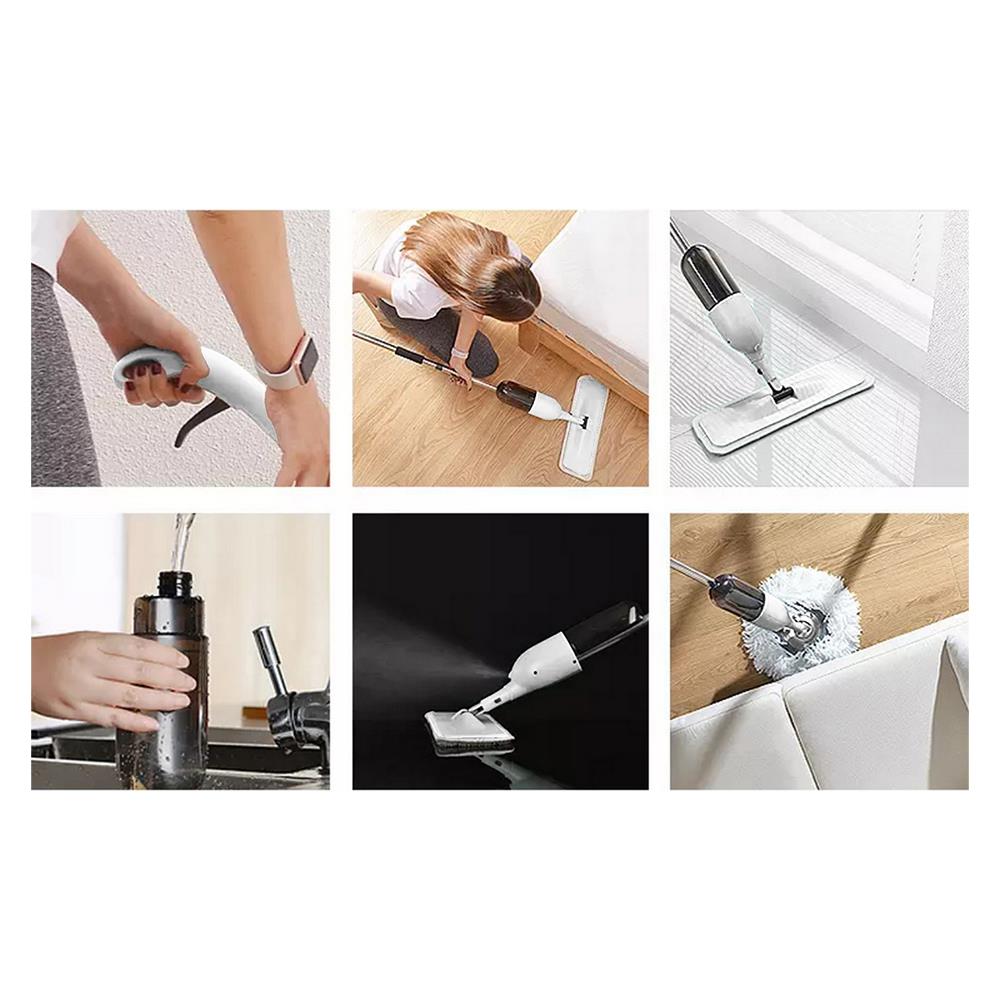 ไม้ม็อบสเปรย์ทำความสะอาด 2 IN 1 ACCO NAMI 15 นิ้ว สีขาว