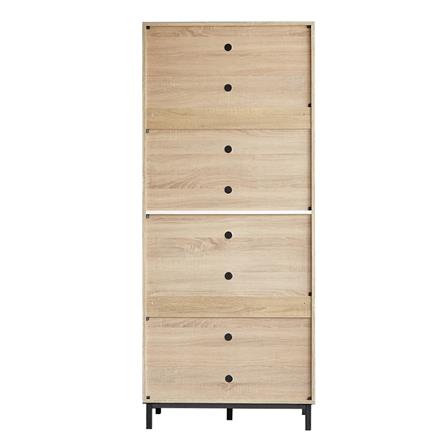 ตู้วางรองเท้า INHOME SB8014 S-MB 80 ซม. สีโซลิดโอ๊ค/มาร์เบิล_4