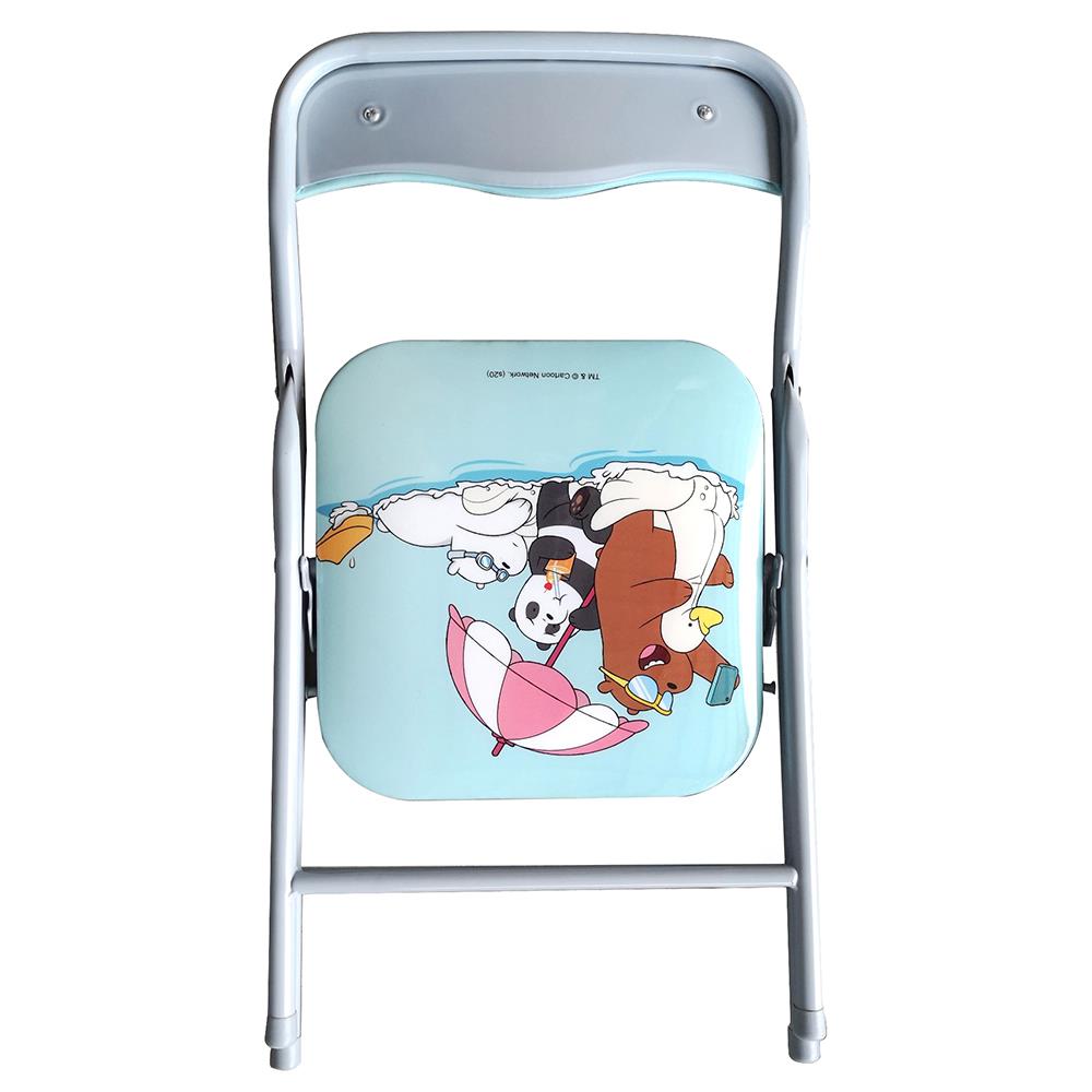 เก้าอี้พับเด็ก FURDINI WE BARE BEARS สีฟ้า