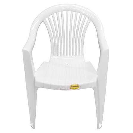 เก้าอี้พนักพิงมีที่วางแขน SPRING VENUS4 สีขาว_1