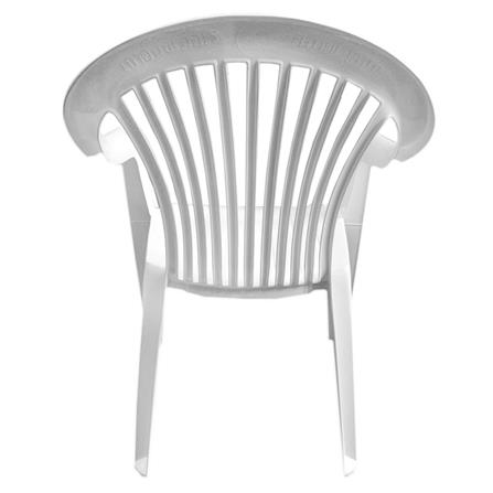 เก้าอี้พนักพิงมีที่วางแขน SPRING VENUS4 สีขาว_3