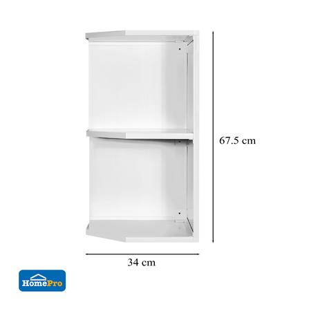 กล่องแขวนเสริม CABIN 34X67.50 ซม. สีครีม_1