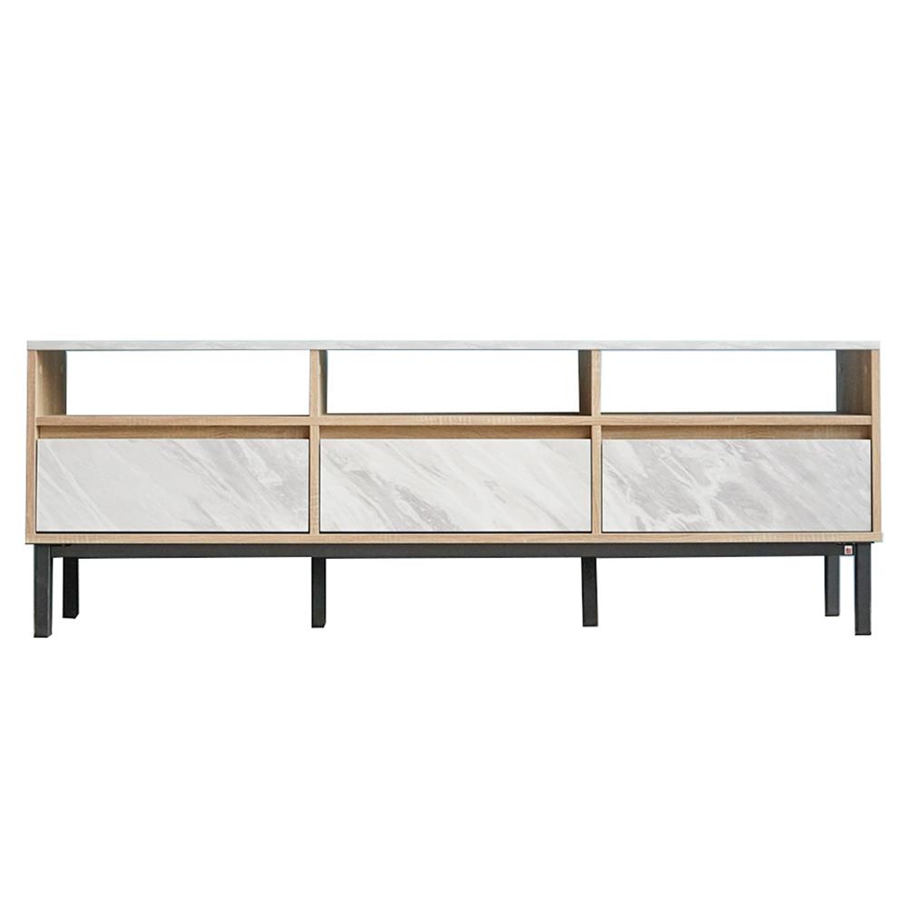 ตู้วางทีวี INHOME TV1543 150 ซม. สีโซลิดโอ๊ค/มาร์เบิ้ล