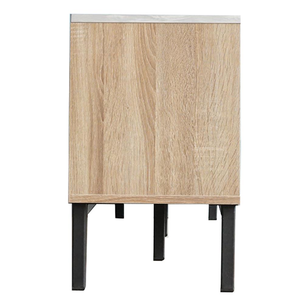 ตู้วางทีวี INHOME TV1543 150 ซม. สีโซลิดโอ๊ค/มาร์เบิ้ล